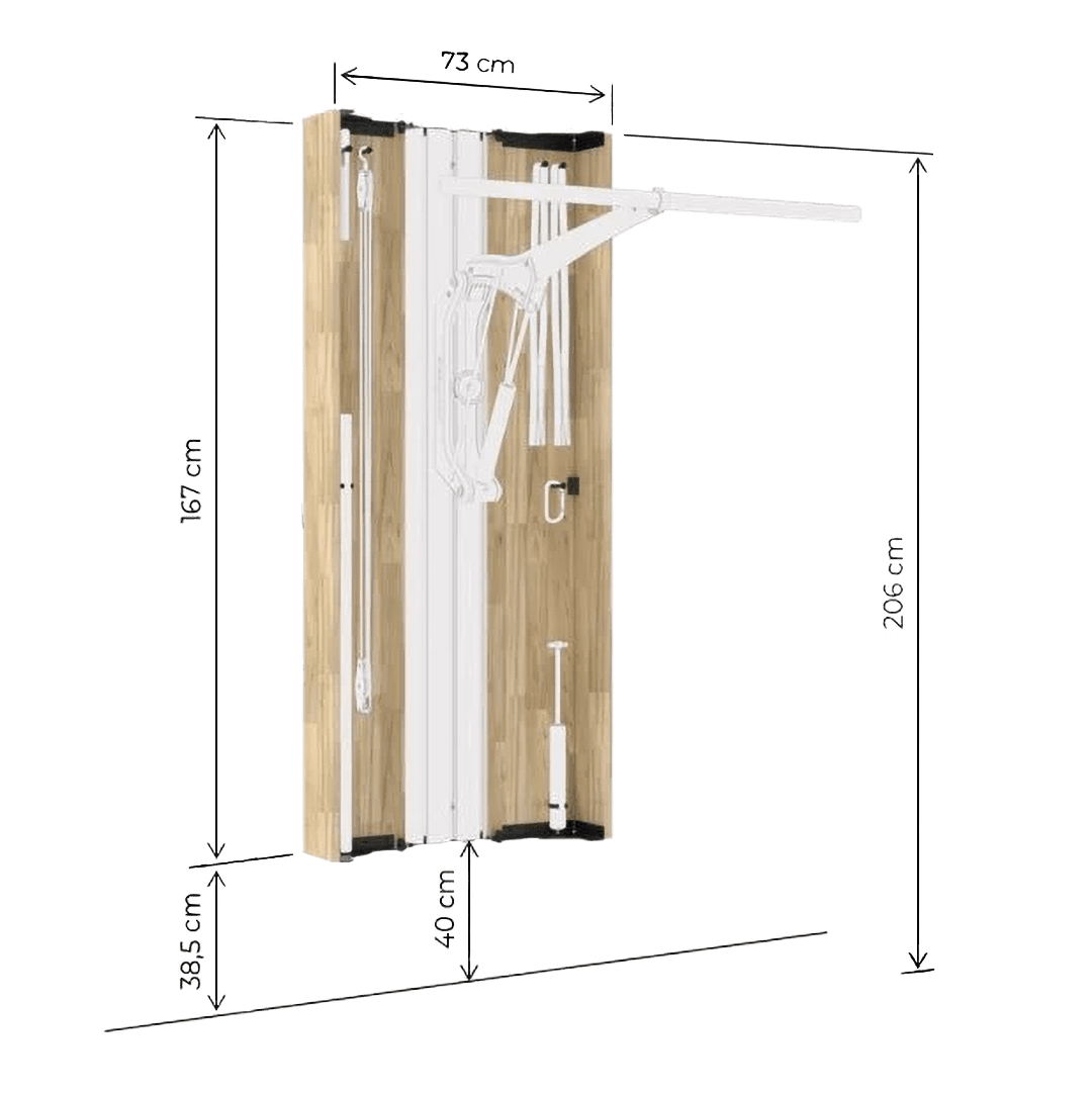 Designschrank S offen Abmessungen